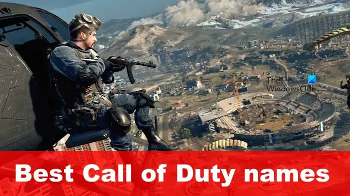 Najlepsze nazwy Call of Duty