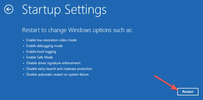 Cambiar la configuración de inicio de Windows