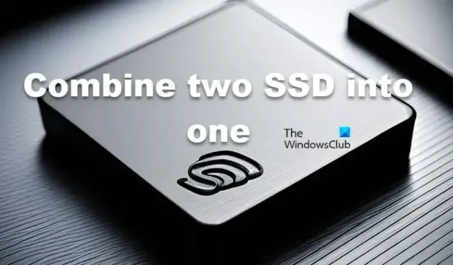 Como combinar duas unidades SSD como uma [Guia]