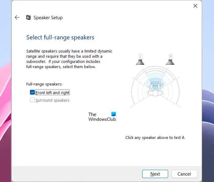 Configurer les haut-parleurs sous Windows