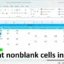 Cómo contar celdas que no están en blanco en Excel