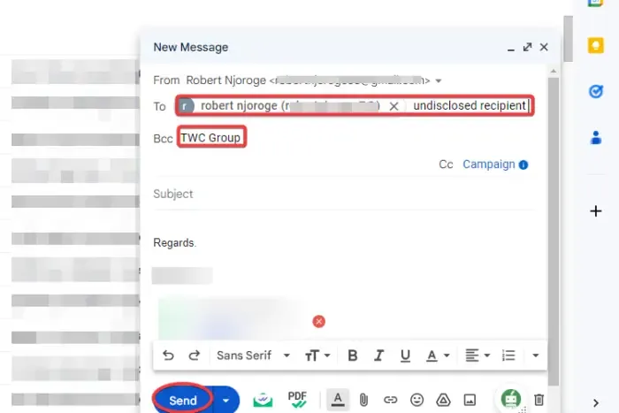 Come creare un'email di gruppo in Gmail