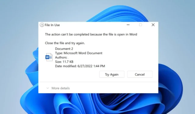 Windows 11 ではファイルが削除されませんか? 強制的に消去する4つの方法