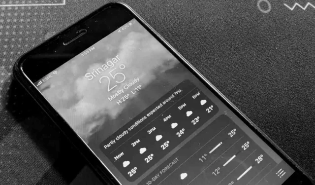 9 oplossingen voor de iPhone Weather-app werkt niet