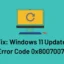 Beheben Sie, dass das Windows 11-Update aufgrund des Fehlercodes 0x8007007f fehlschlägt