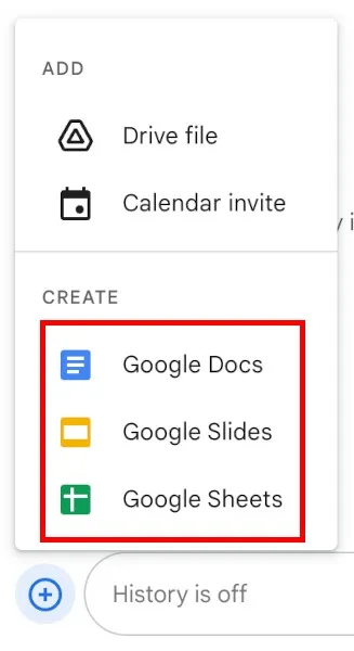 Feuilles de diapositives Google Spaces Google Docs