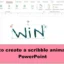 Comment créer une animation Scribble dans PowerPoint