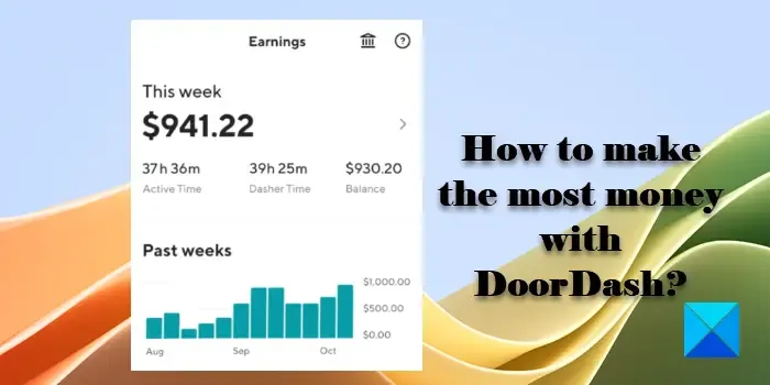 Cómo ganar más dinero con DoorDash