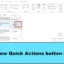 Hoe de knop Snelle acties in Outlook te tonen