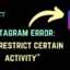 Erro do Instagram: Restringimos certas atividades