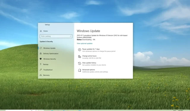 Windows 10 Build 19045.3208 (KB5028166) erscheint für Version 22H2, 21H2