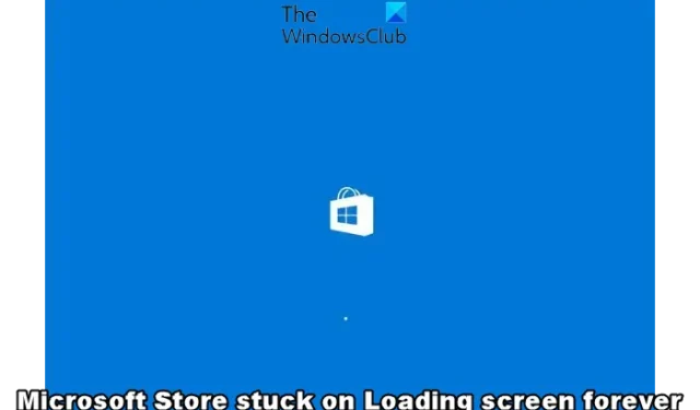 Microsoft Store bleef voor altijd op het laadscherm hangen