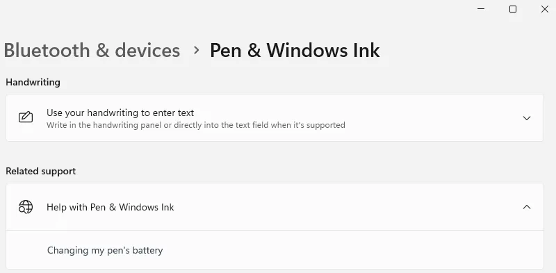 Penna e Windows Ink
