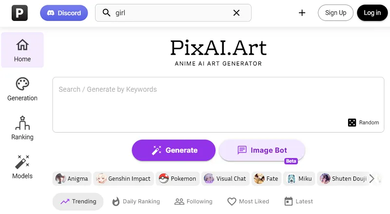 PixAI.Art - Generatori di arte AI Immagini NSFW