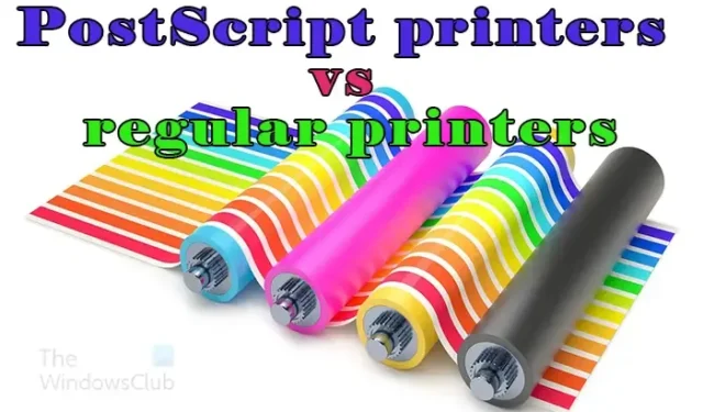 Spiegazione delle differenze tra stampanti PostScript e stampanti PCL