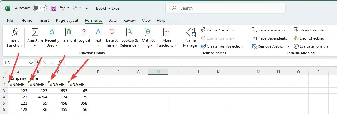 Excelの在庫データが更新されない