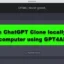 Führen Sie ChatGPT Clone lokal auf dem Computer mit GPT4All aus