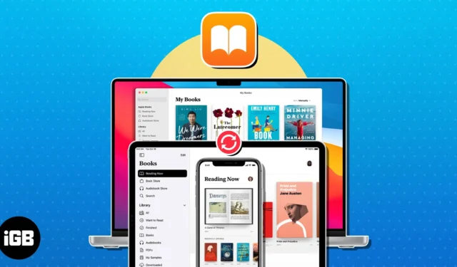 Cómo sincronizar Apple Books entre iPhone, iPad y Mac 