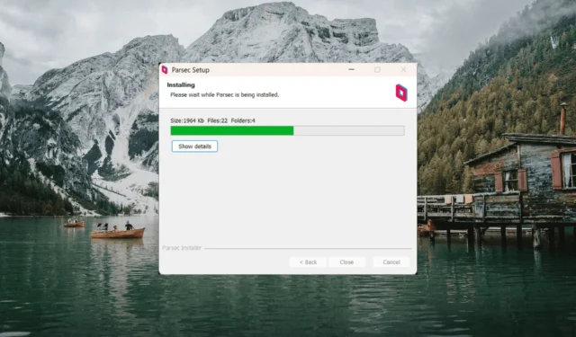Parsec pour Windows : comment télécharger et installer
