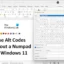 Jak używać kodów Alt bez klawiatury numerycznej w systemie Windows 11/10