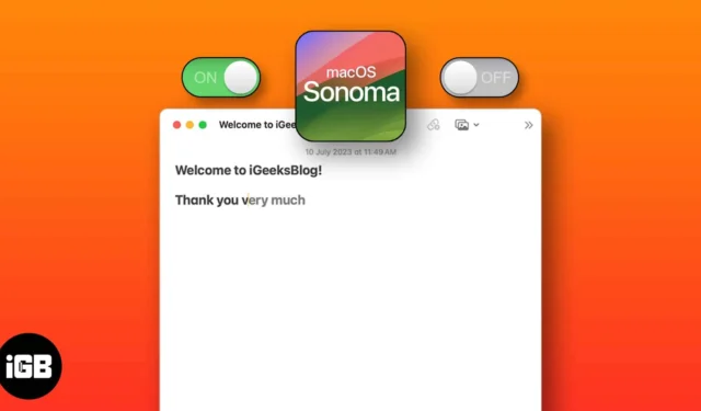 Cómo usar texto predictivo en línea en macOS Sonoma