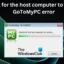 Esperando a que la computadora host se conecte Error de GoToMyPC