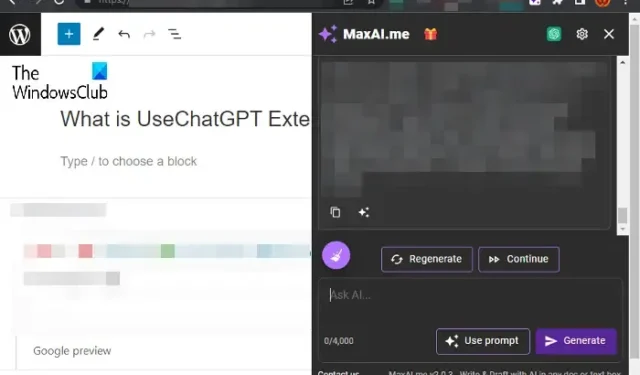 Che cos’è l’estensione MaxAI.me e come si usa?