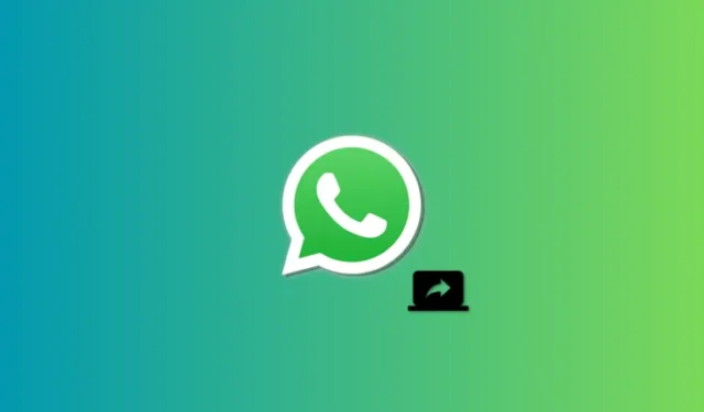 Comment partager l’écran de votre ordinateur à l’aide de Whatsapp