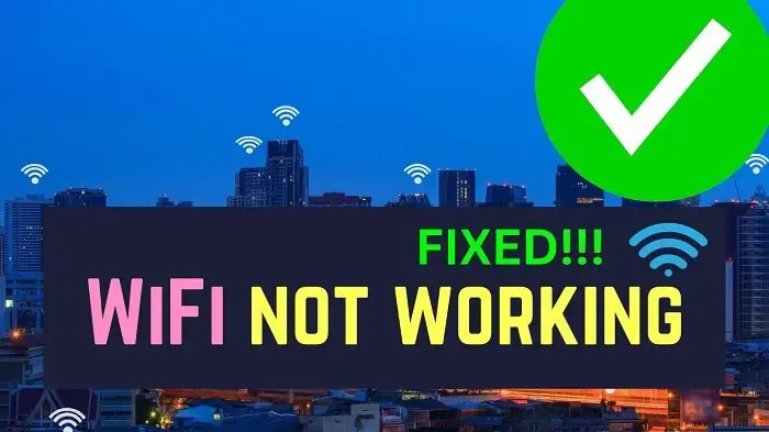 Wi-Fi nie działa w systemie Windows