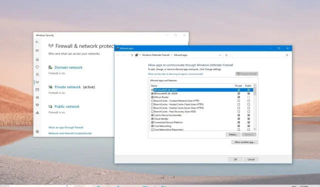 Jak zezwolić aplikacjom na dostęp przez zaporę w systemie Windows 10