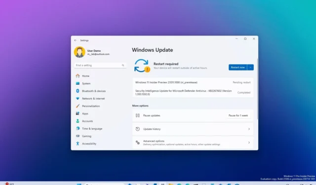 Windows 11 build 23511 uscite in Dev Channel