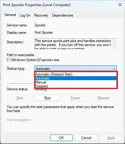 Servizio di disabilitazione di Windows 11