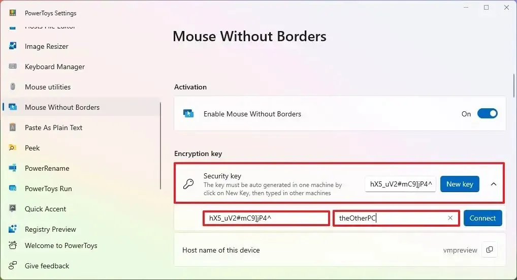 Windows 11 deelt muis en toetsenbord