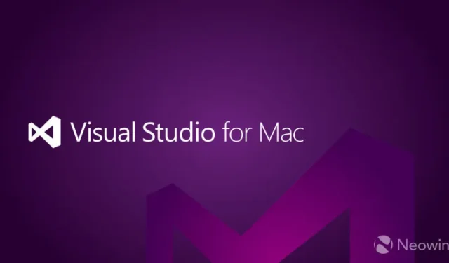 Microsoft tue Visual Studio pour Mac