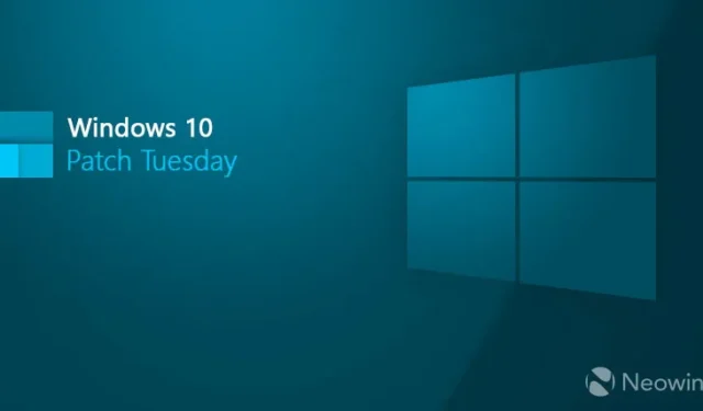 Windows 10 augustus 2023 Patch dinsdag (KB5029244) uit — dit is wat er nieuw is en wat kapot is