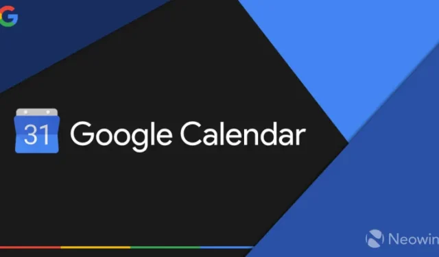 Microsoft Outlook 會議組織者終於在 Google 日曆中被識別
