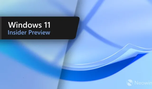 Windows 11 Insider Canary Channel preview 25931 voegt nog meer Dev Channel-functies toe