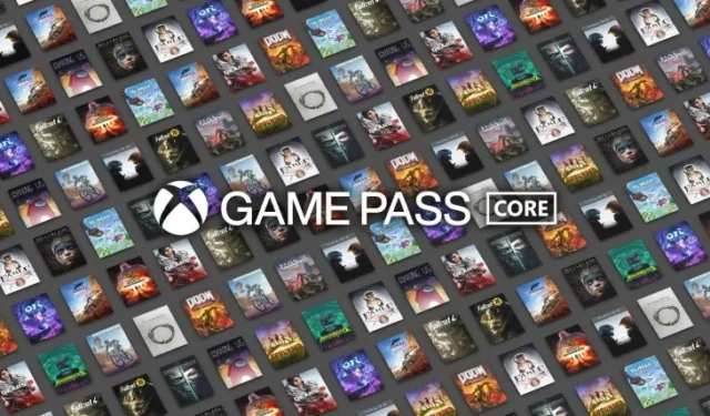 O Xbox Game Pass Core será testado pelo Xbox Insiders esta semana antes de seu lançamento em 14 de setembro