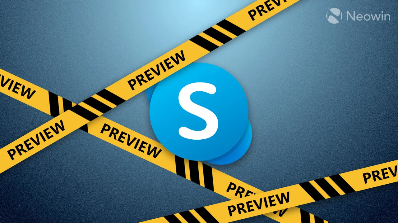 Een Skype-logo met overal plakband
