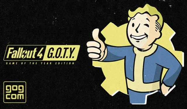 Bethesda의 Fallout 4는 이제 GOG에서 DRM 없이 사용할 수 있습니다.