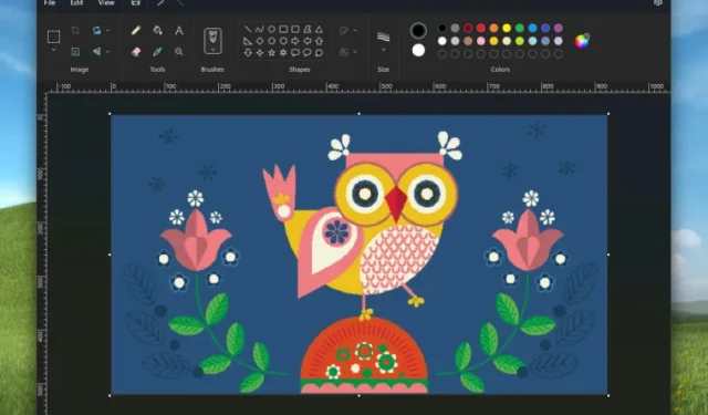Microsoft Paint-app voegt gecentreerde canvas-ondersteuning toe voor Canary en Dev Windows Insider-kanalen