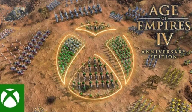 Age of Empires IV가 컨트롤러를 완벽하게 지원하는 Xbox 콘솔에서 오늘 출시됩니다.