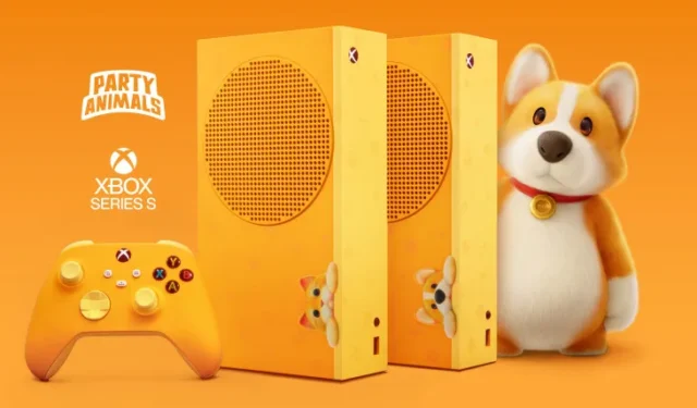 Você pode ganhar dois consoles Xbox Series S super fofos com arte de Party Animals