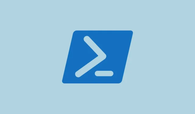 Comment changer le mot de passe du compte à l’aide de Powershell sur Windows 11