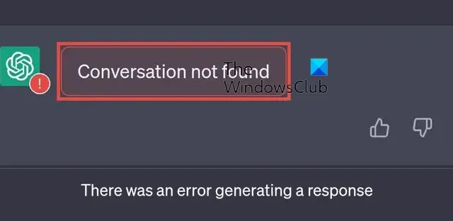 ChatGPT-Konversation nicht gefunden [Fix]