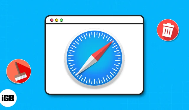 Hoe Safari-cache, geschiedenis en cookies op Mac te wissen