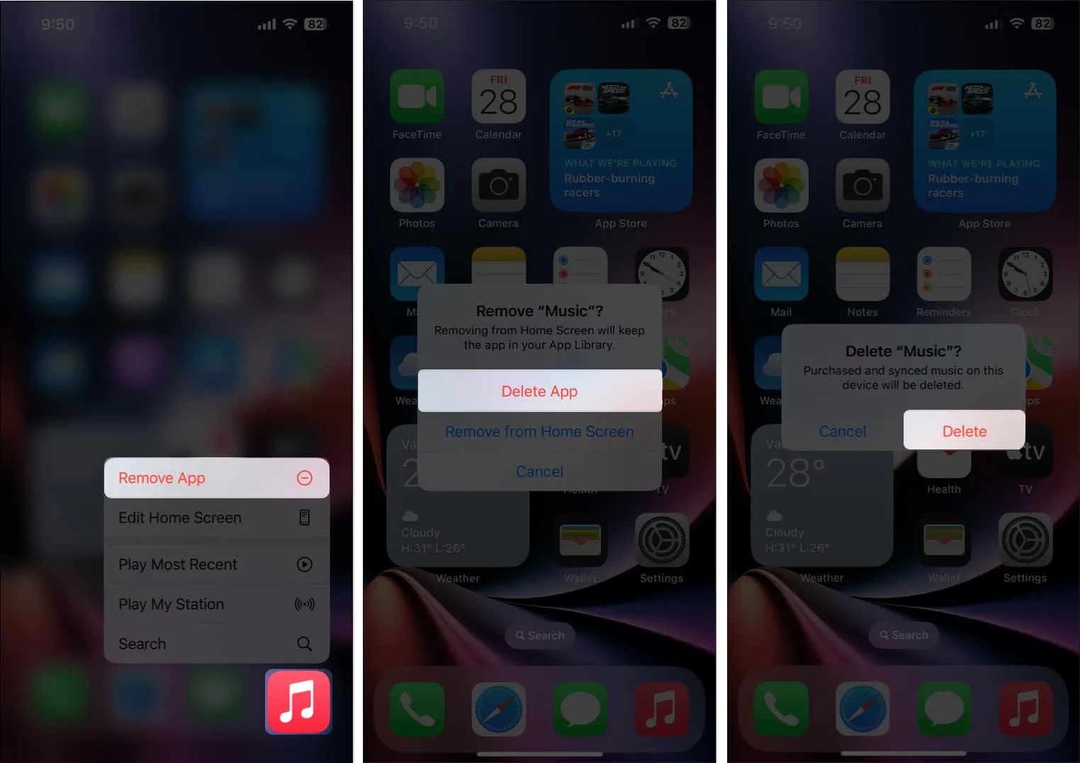 Verwijder de Apple Music-app van de iPhone