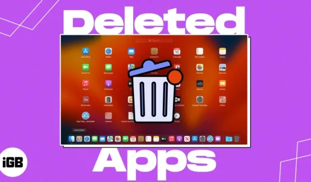 Verwijderde app wordt nog steeds weergegeven op Mac? 10 manieren om het te repareren!