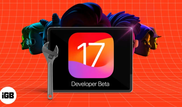 So laden Sie iPadOS 17 Developer Beta 8 auf das iPad herunter