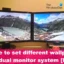 No se puede configurar un fondo de pantalla diferente en una configuración de monitor dual [Fijar]